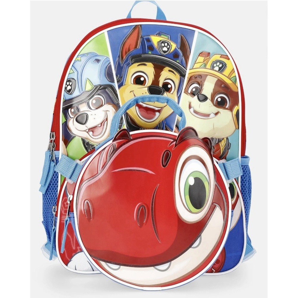 Nickelodeon Paw Patrol 14" Toddler Backpack with Lunch Kit - Blue